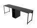 Twin Study Desk - Anthracite, Black