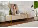 TV laud Serenity - Travertine, Gold