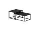 Mööblikomplekt lauad Leka - Black