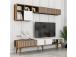 TV laud Milan TV - Walnut, White