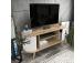 TV laud Stor - Oud Oak, White