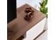 TV laud Veramont - White, Walnut