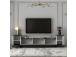 TV laud Imaj - White, Marble