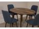 Mööblikomplekt toolid Vina 1048 - Walnut, Navy Blue
