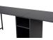 Twin Study Desk - Anthracite, Black