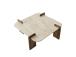 Kohvilaud Afrolli - Travertine, Walnut