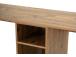 Twin Study Desk - Atlantic Pine, Black