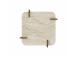 Kohvilaud Afrolli - Travertine, Walnut