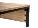 Twin Study Desk - Atlantic Pine, Black