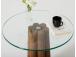 Kohvilaud Thales - Walnut, Transparent
