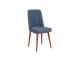 Mööblikomplekt toolid Vina 1048 - Walnut, Navy Blue