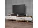 TV laud Flora - Walnut, White