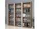 City 3 - Walnut, White