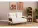 Diivan Cosmo 2-Seater - Teddy White