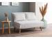 Diivan Folde 2-Seater - Teddy Fabric - White