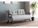 Diivan Sando 2-Seater - Teddy Fabric - Grey