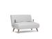 Diivan Folde 2-Seater - Teddy Fabric - White
