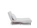Diivan Folde 2-Seater - Teddy Fabric - White