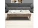 Kohvilaud Milan - Walnut, White Marble