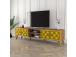 TV laud Class - Walnut, Yellow