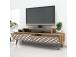 TV laud City - Walnut, White