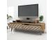 TV laud City - Walnut, Cream