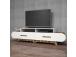 TV laud Flora - Walnut, White