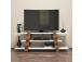 TV laud Flower - Walnut, White