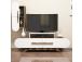 TV laud Rose S - Walnut, White