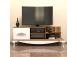 TV laud Sultan - Walnut, White