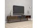 TV laud Milan - Walnut, Black