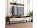 TV laud Istanbul - Walnut, White Marble