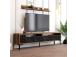 TV laud Istanbul - Walnut, Black Marble