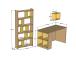 Box - Walnut, White