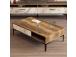 Kohvilaud Istanbul - Walnut, White Marble