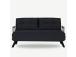 Diivan Sando 2-Seater - Black