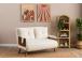 Diivan Cosmo 2-Seater - Teddy White