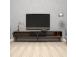 TV laud Milan - Walnut, Black