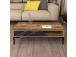 Kohvilaud Istanbul - Walnut, Black Marble