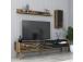 TV laud Valensiya - Walnut, Anthracite