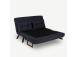 Diivan Sando 2-Seater - Black