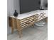 TV laud Valensiya 140 - Walnut, White
