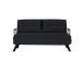 Diivan Sando 2-Seater - Black