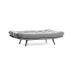 Diivan Misa Small Sofabed - Light Grey