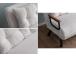 Diivan Sando 2-Seater - Teddy Fabric - White