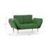 Diivan Nina Daybed - Green GR106