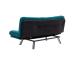 Diivan Misa Small Sofabed - Petrol Green