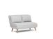 Diivan Folde 2-Seater - Teddy Fabric - Grey