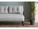 Diivan Sando 2-Seater - Teddy Fabric - Grey