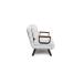 Diivan Sando 2-Seater - Teddy Fabric - White